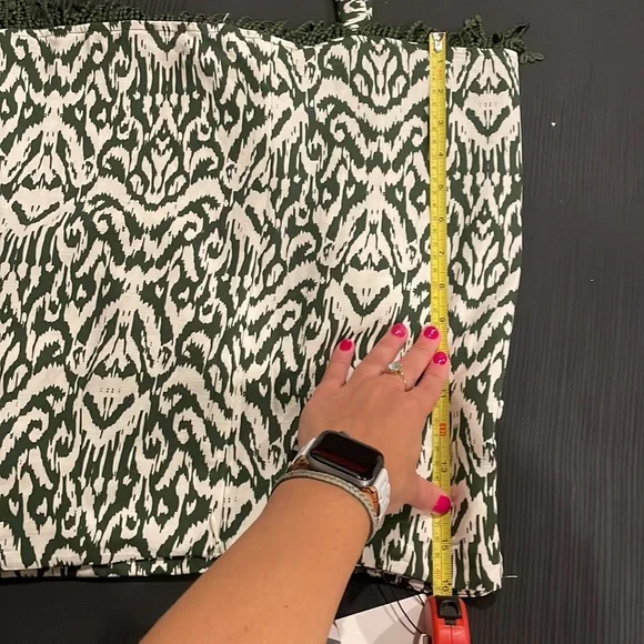 NWT - Knotted Fringe Print Skirt - Picture 6 of 6